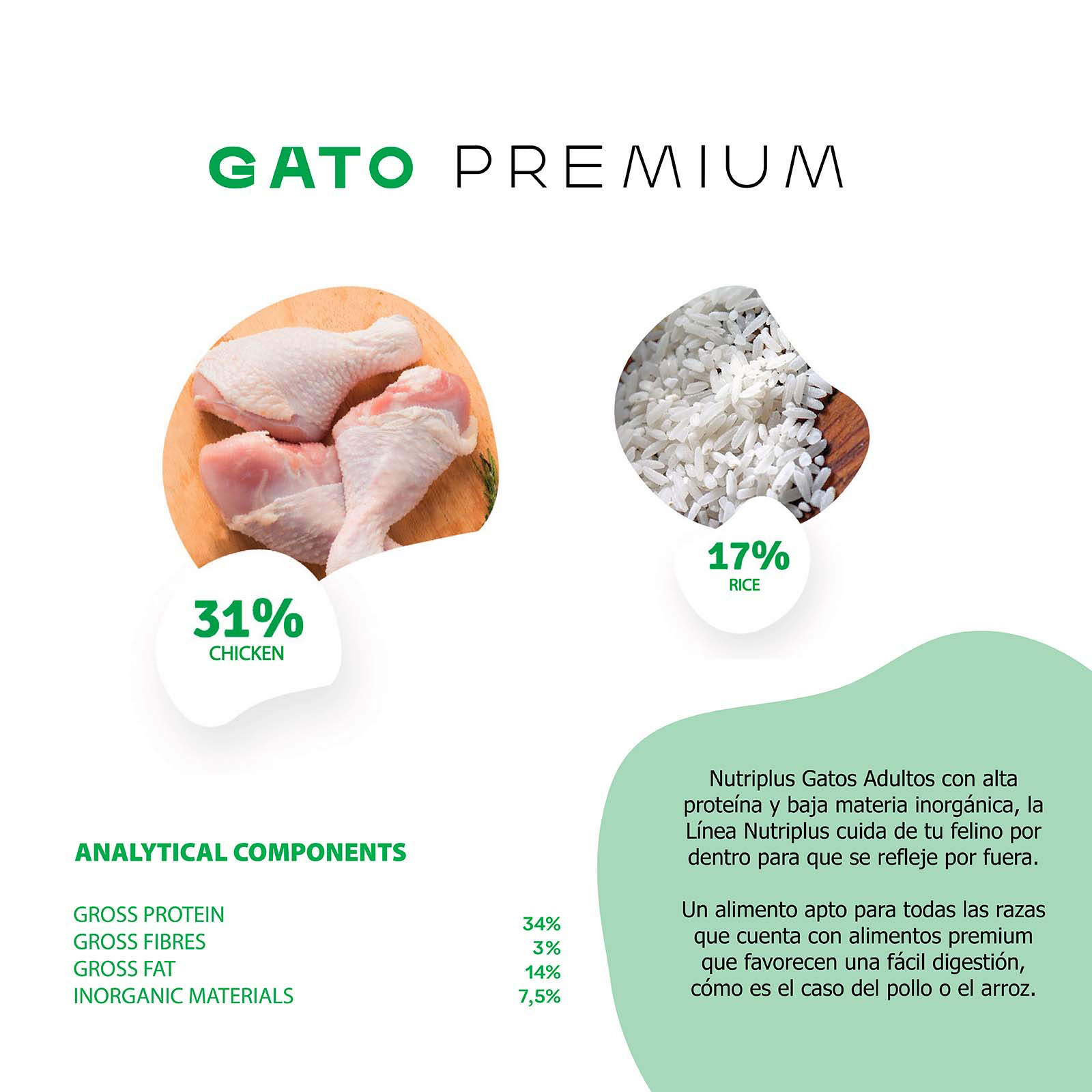 Nutriplus Gato Adulto — Alimento Completo para Gatos Adultos