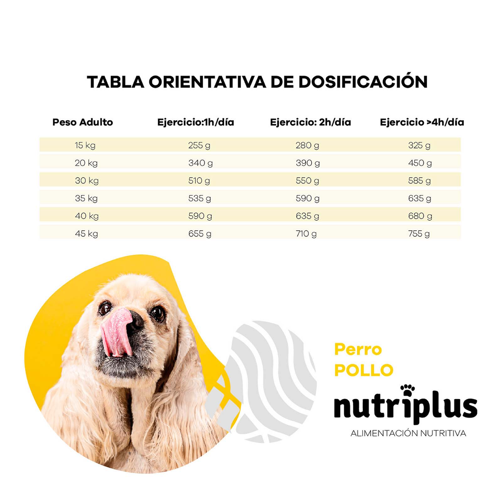 Nutriplus Pollo — Alimentación Completa para Perros Adultos