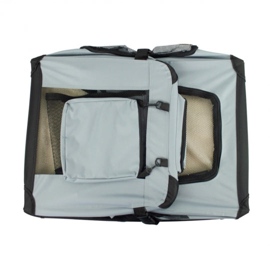 Transportín para mascotas | Varias tallas | Plegable | Gris | Balú | Mobiclinic