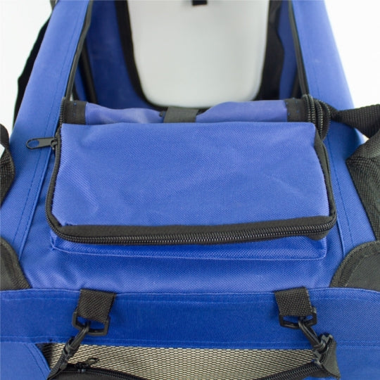 Transportín para mascotas | Varias tallas | Plegable | Azul | Balú | Mobiclinic