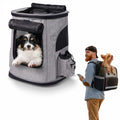 Bolsa de transporte para mascotas | Plegable | 30x25x40 cm | Ventilación | Bolsillos laterales | Doble asa | Thor | Mobiclinic