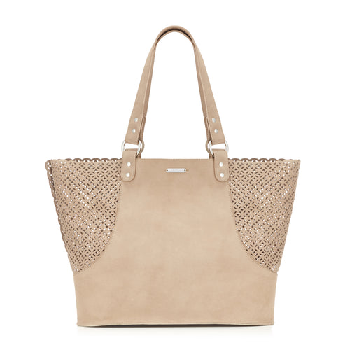 Bolso transportín ELVA de nubuck para perros