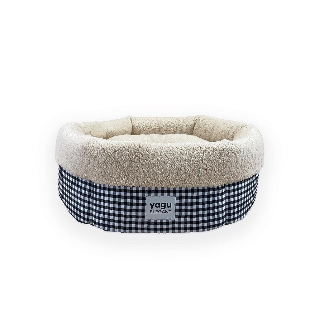 Yagu Descanso Cuna Royal Vichy Negro Borreguillo