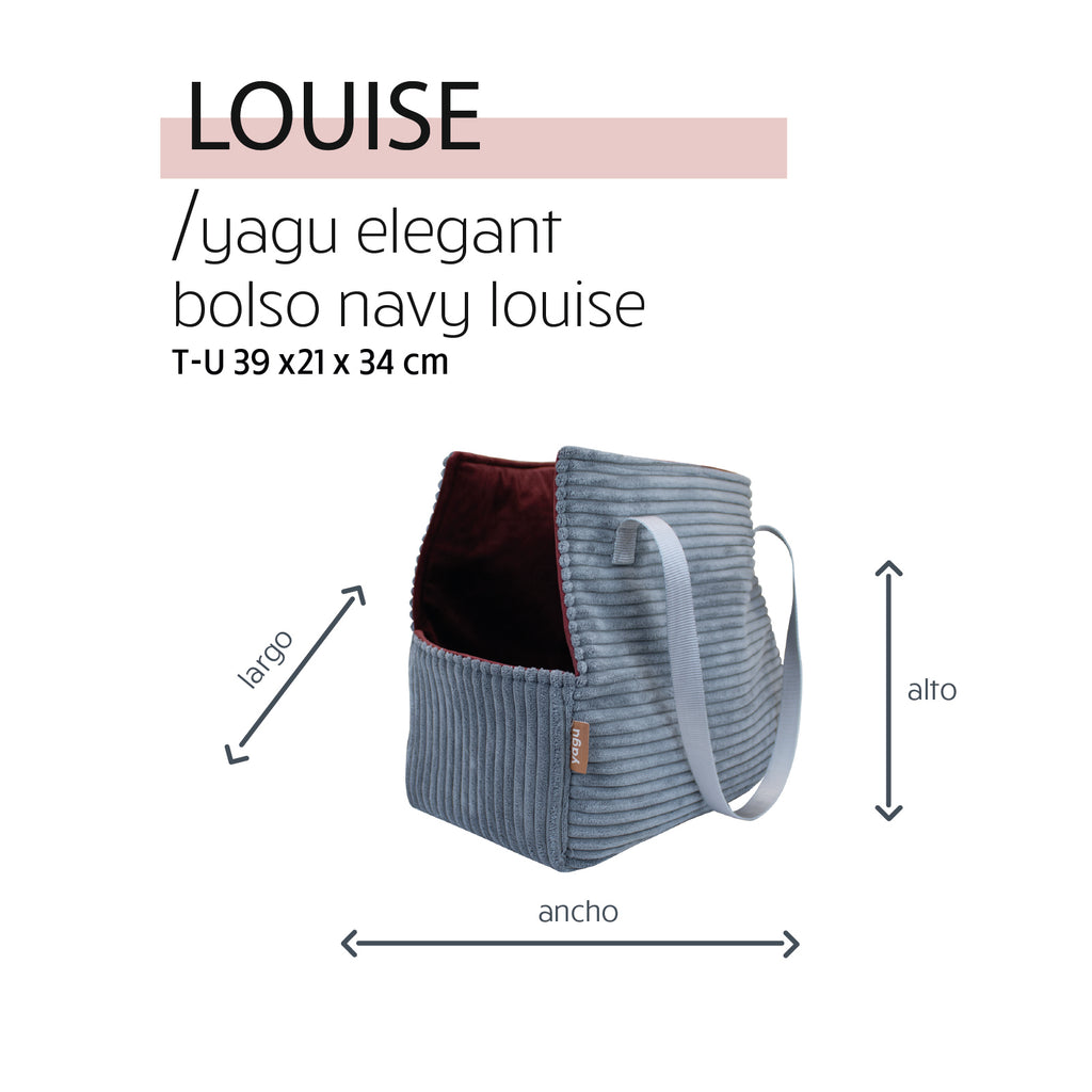 YAGU DESCANSO BOLSO NAVY LOUISE