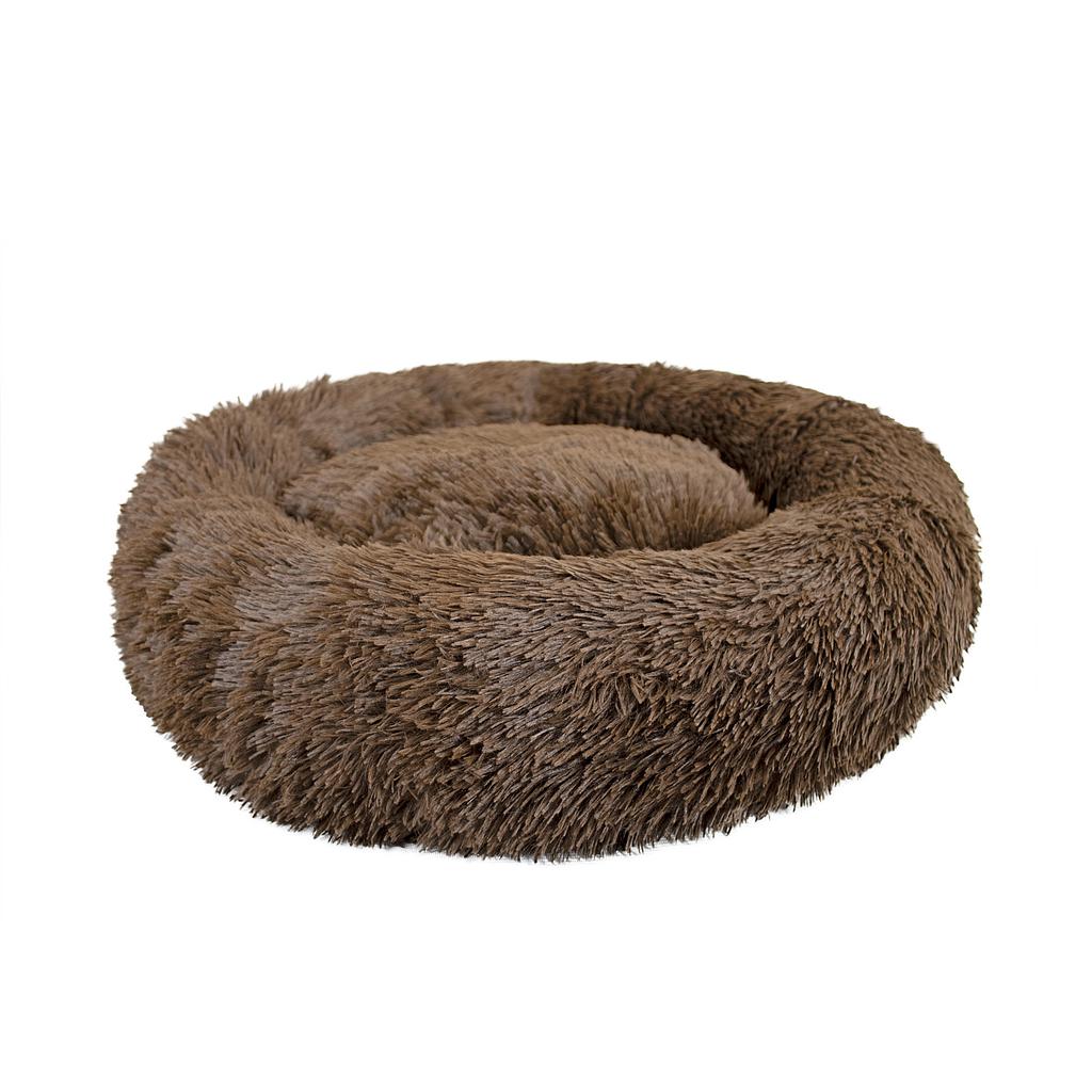 Yagu Descanso Cuna Donut Antiestrés Marrón