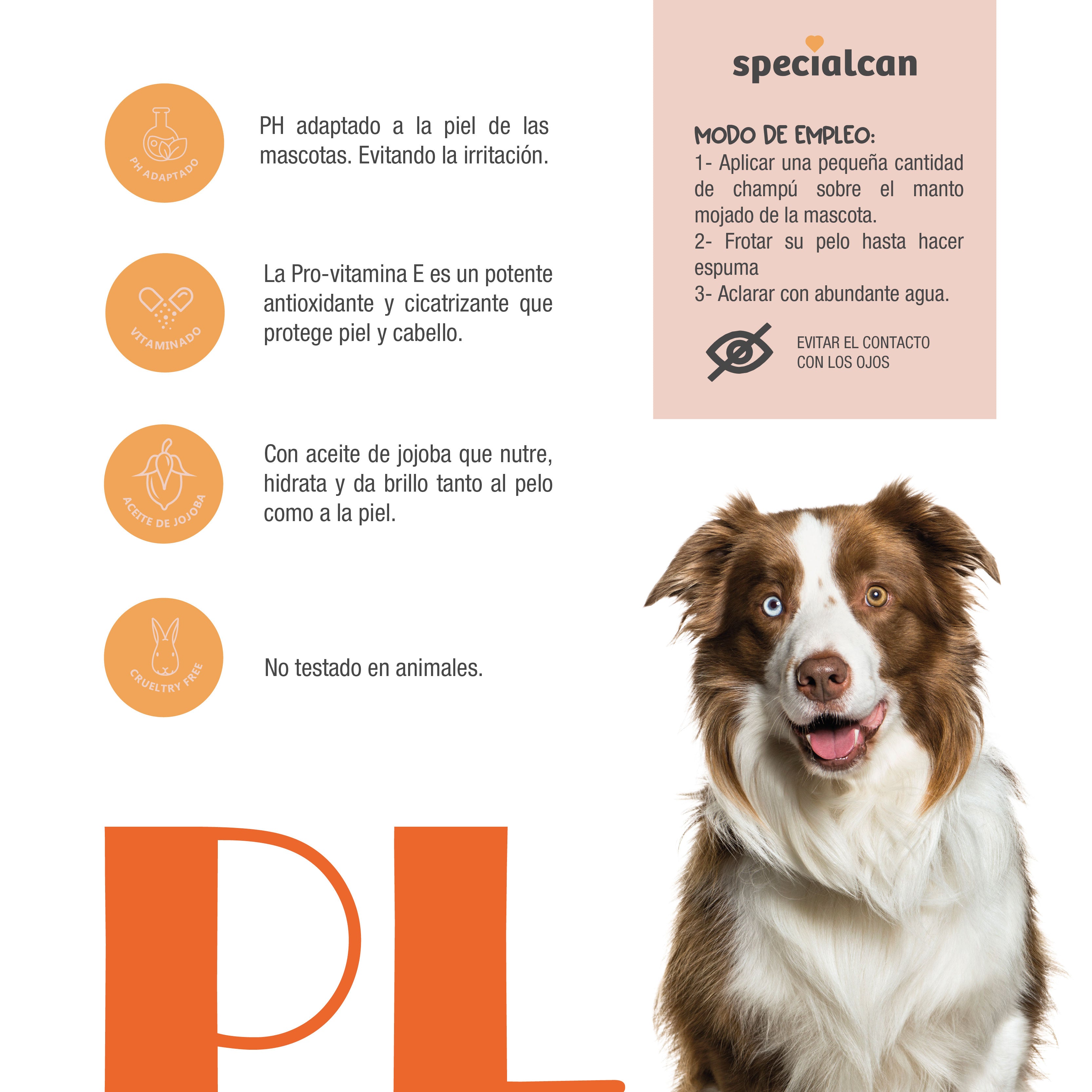 Specialcan Champú Pelo Largo con Jojoba