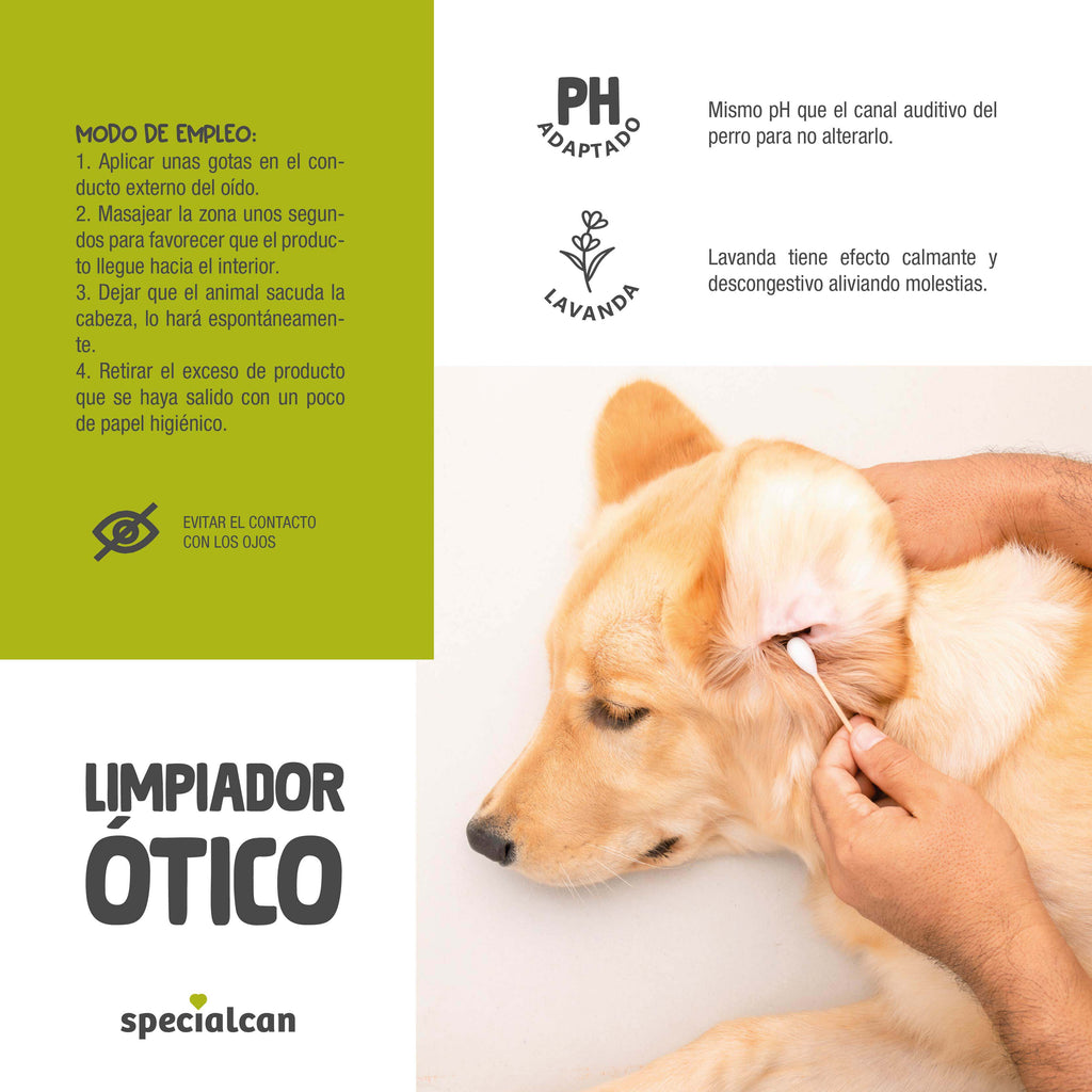 Specialcan Limpiador Ótico para Perros y Gatos 125 ml