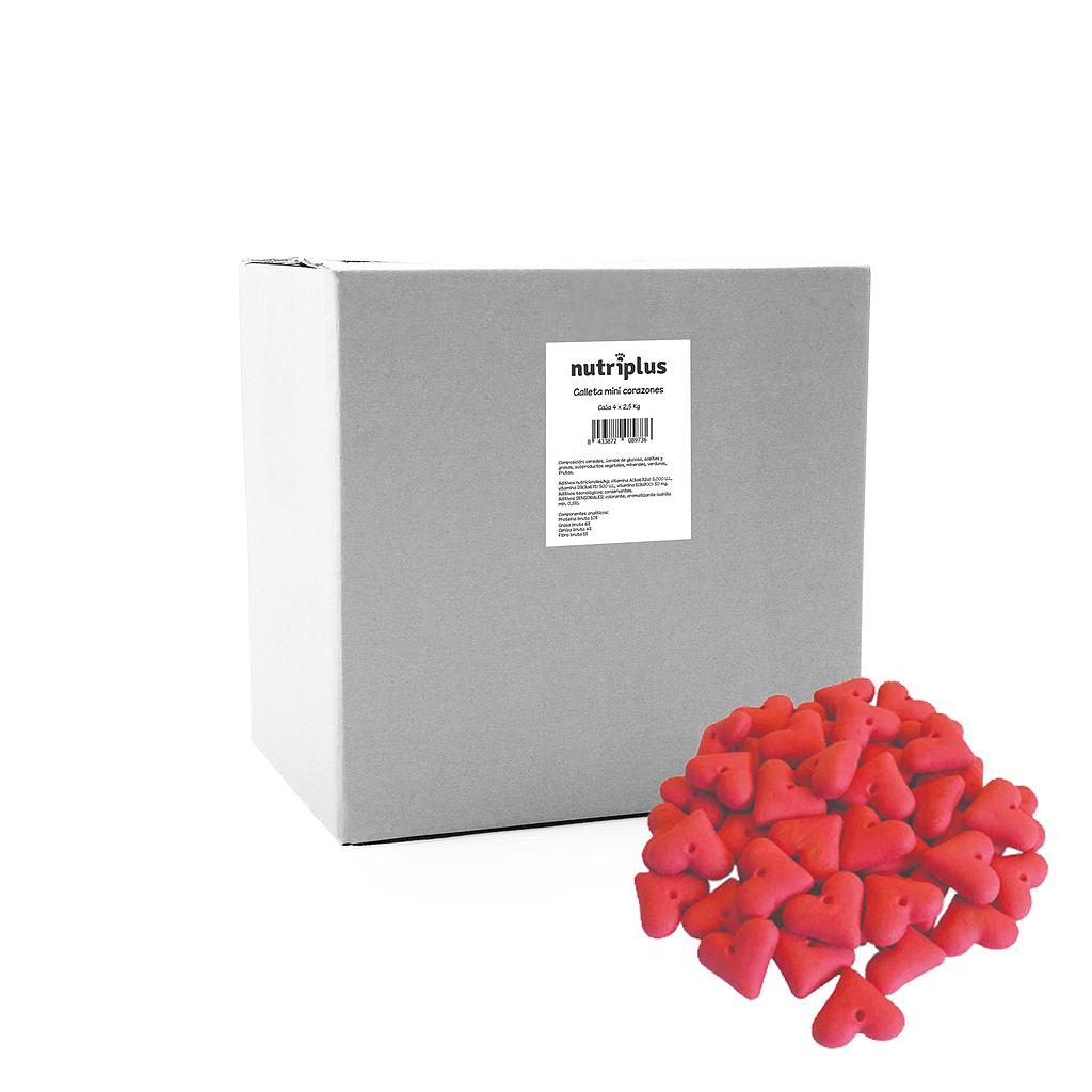 Nutriplus Galleta Mini Corazones — Snack para Perros 2,5 kg