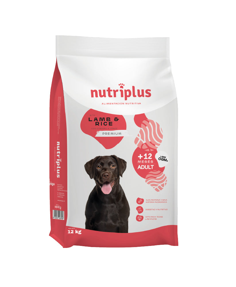 Nutriplus Cordero — Alimentación Completa para Perros Adultos